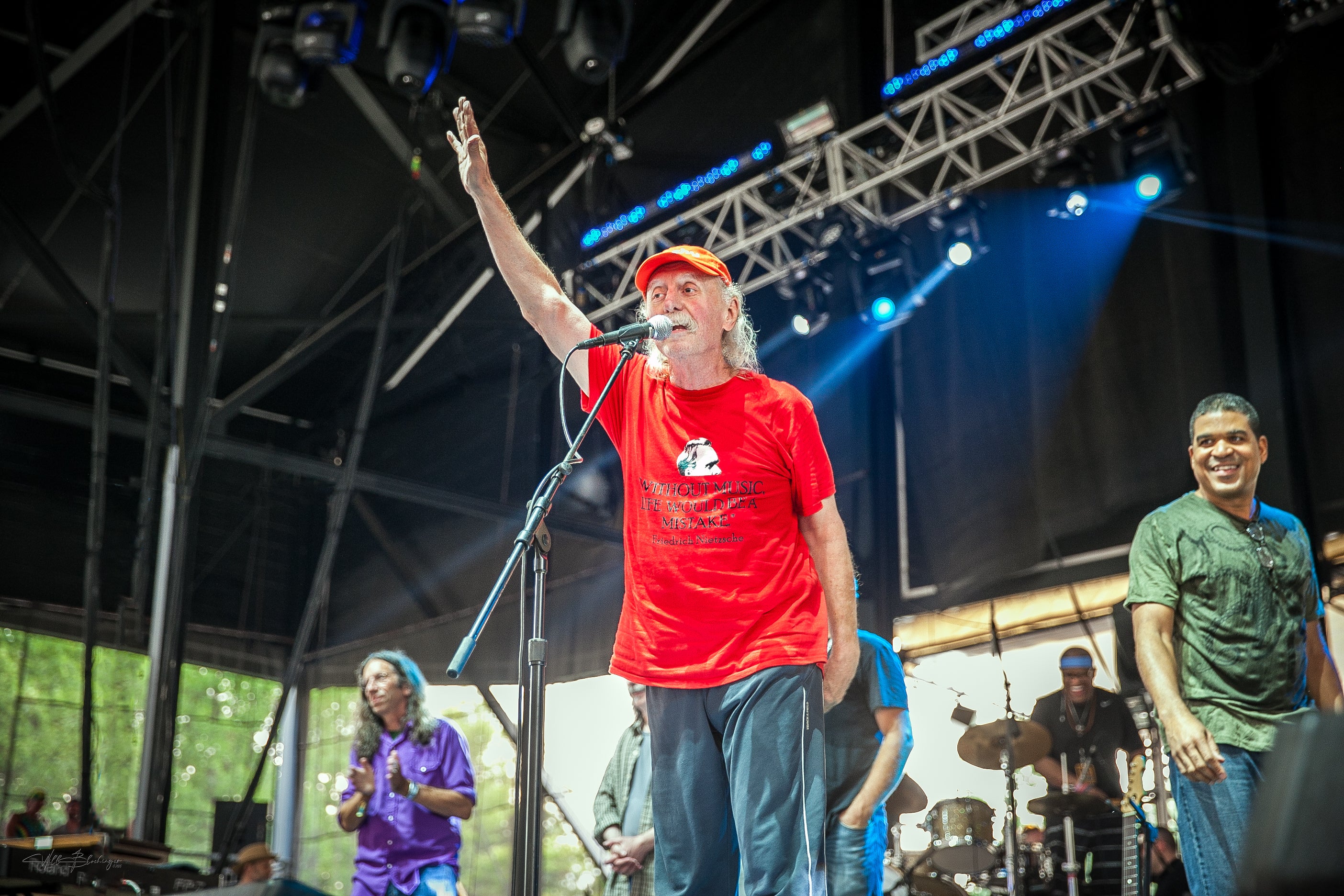 Butch Trucks — The Peach Music Festival, Scranton, Pennsylvania, August 12, 2016