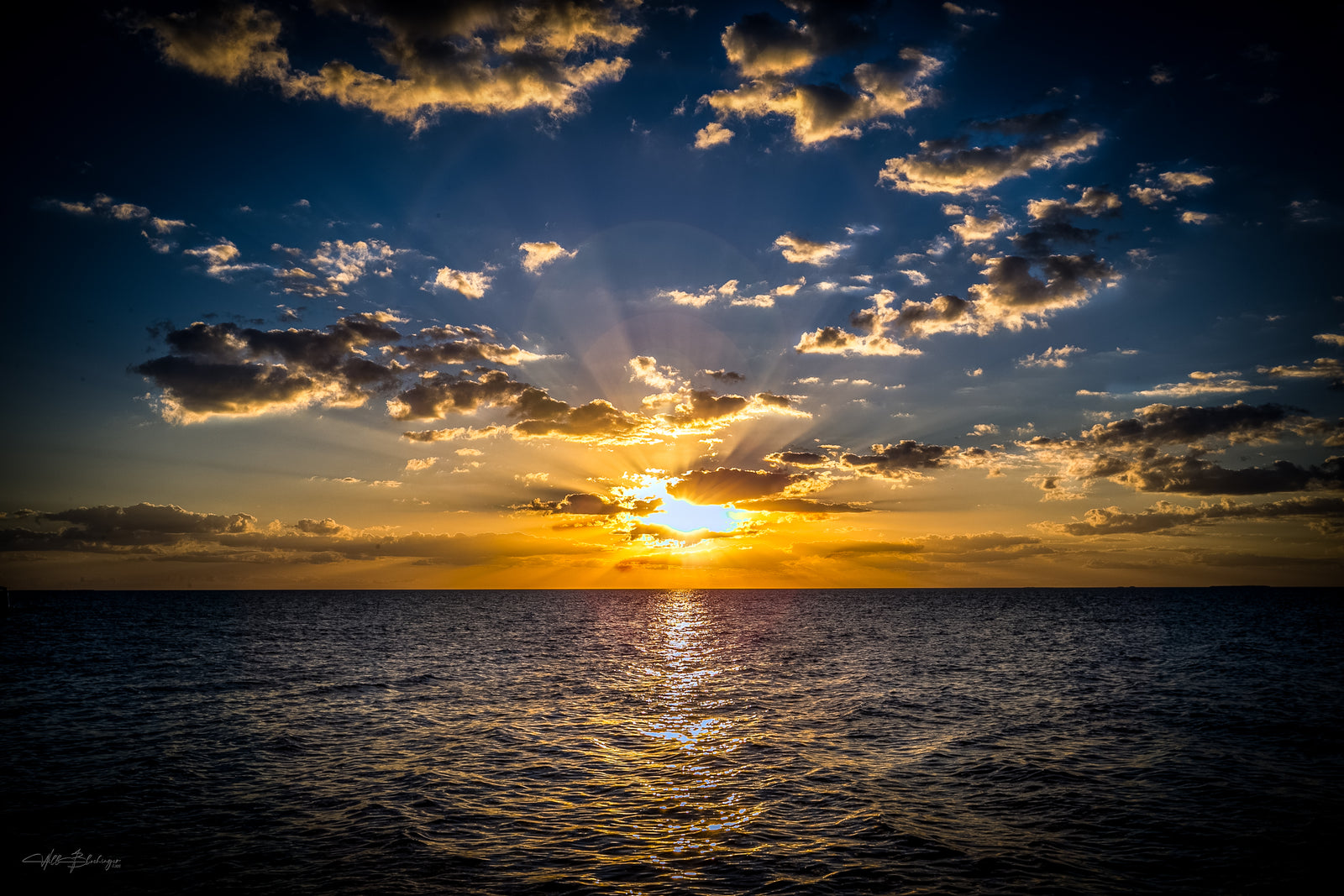 Caribbean Sunrise Wall Art Print – San Pedro Belize