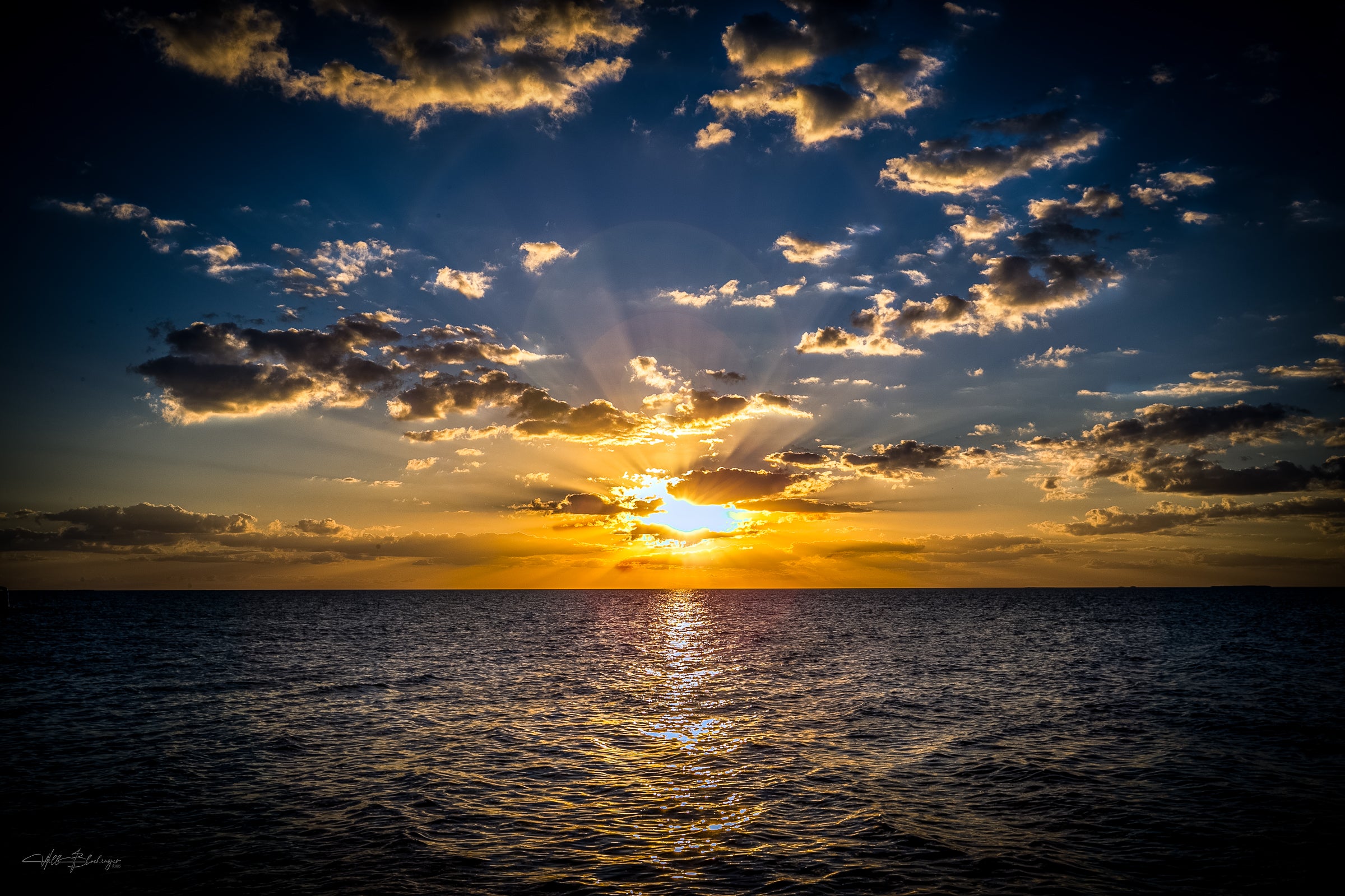 Caribbean Sunrise Wall Art Print – San Pedro Belize