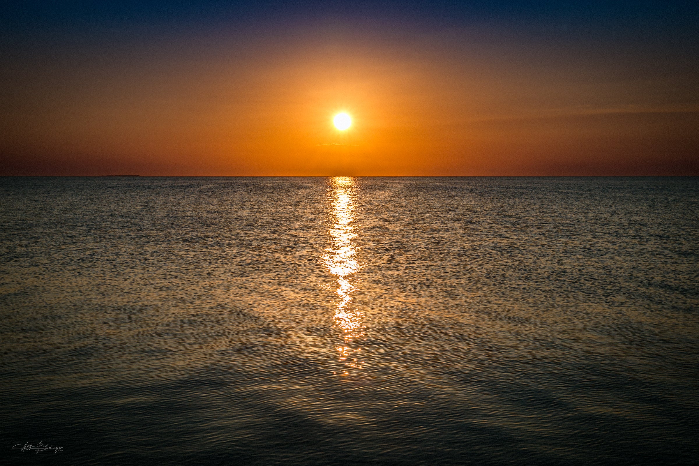 Caribbean Sunrise Wall Art Print – San Pedro Belize