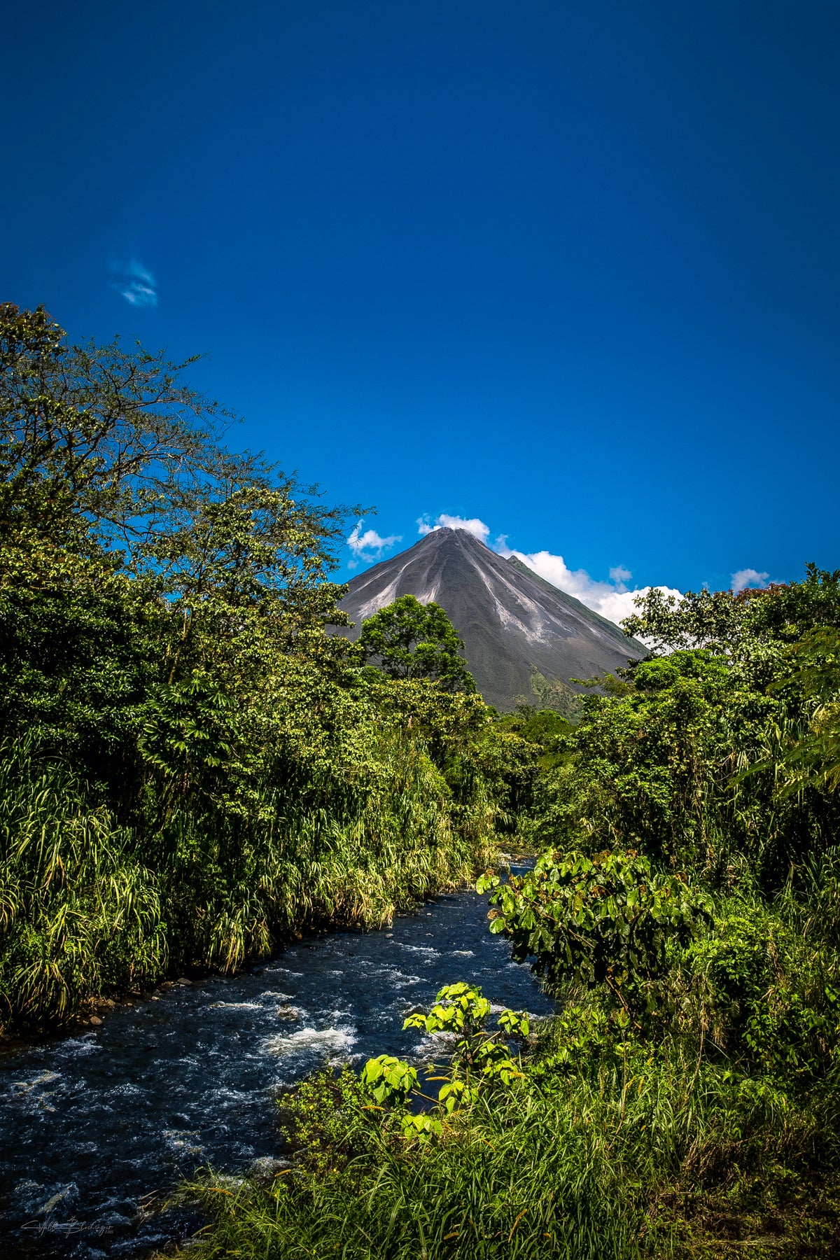 Balsa River by Mt. Arenal Wall Art Print – Costa Rica