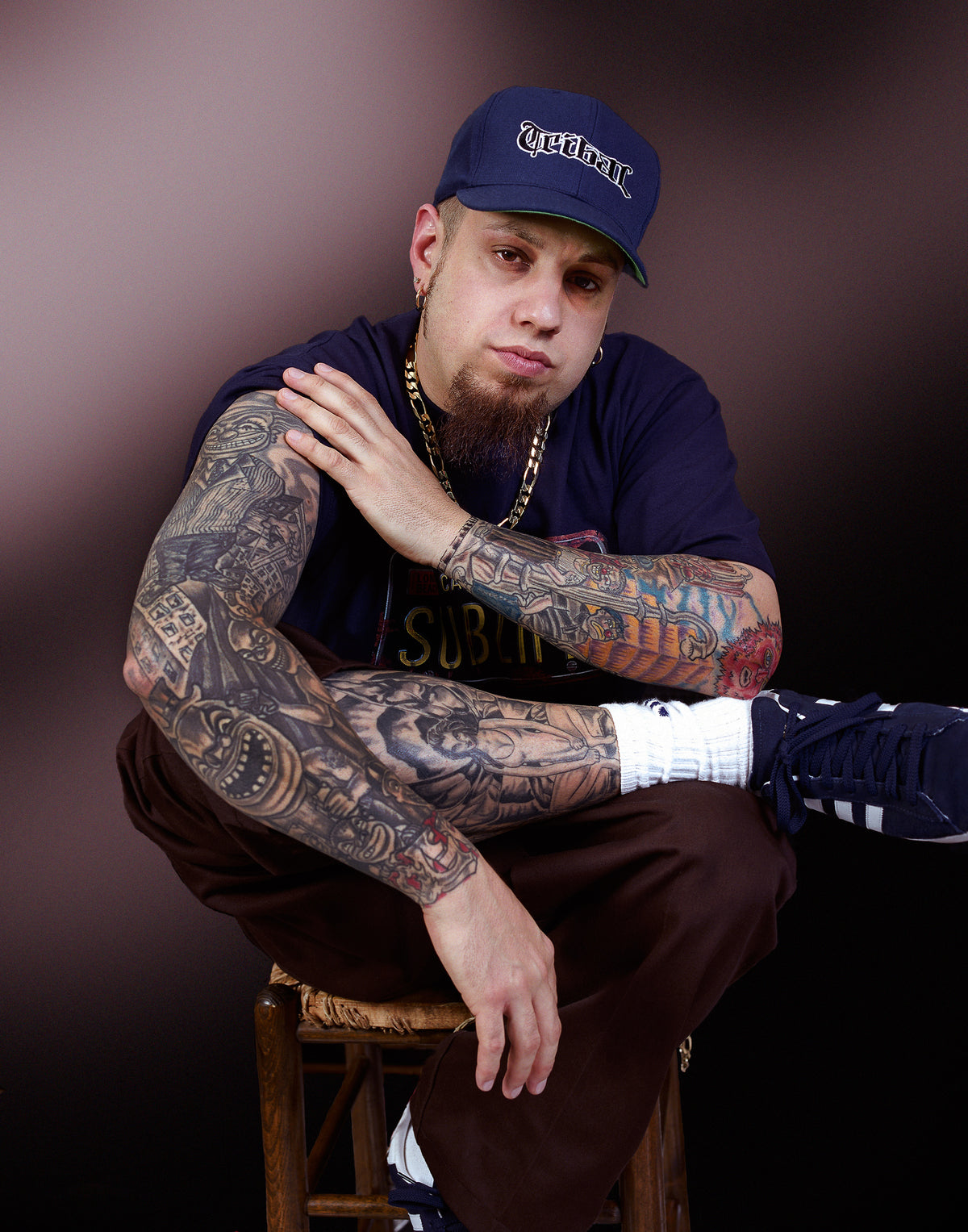 Fieldy of KORN at NRG Recording Studios, Los Angeles, November 1997