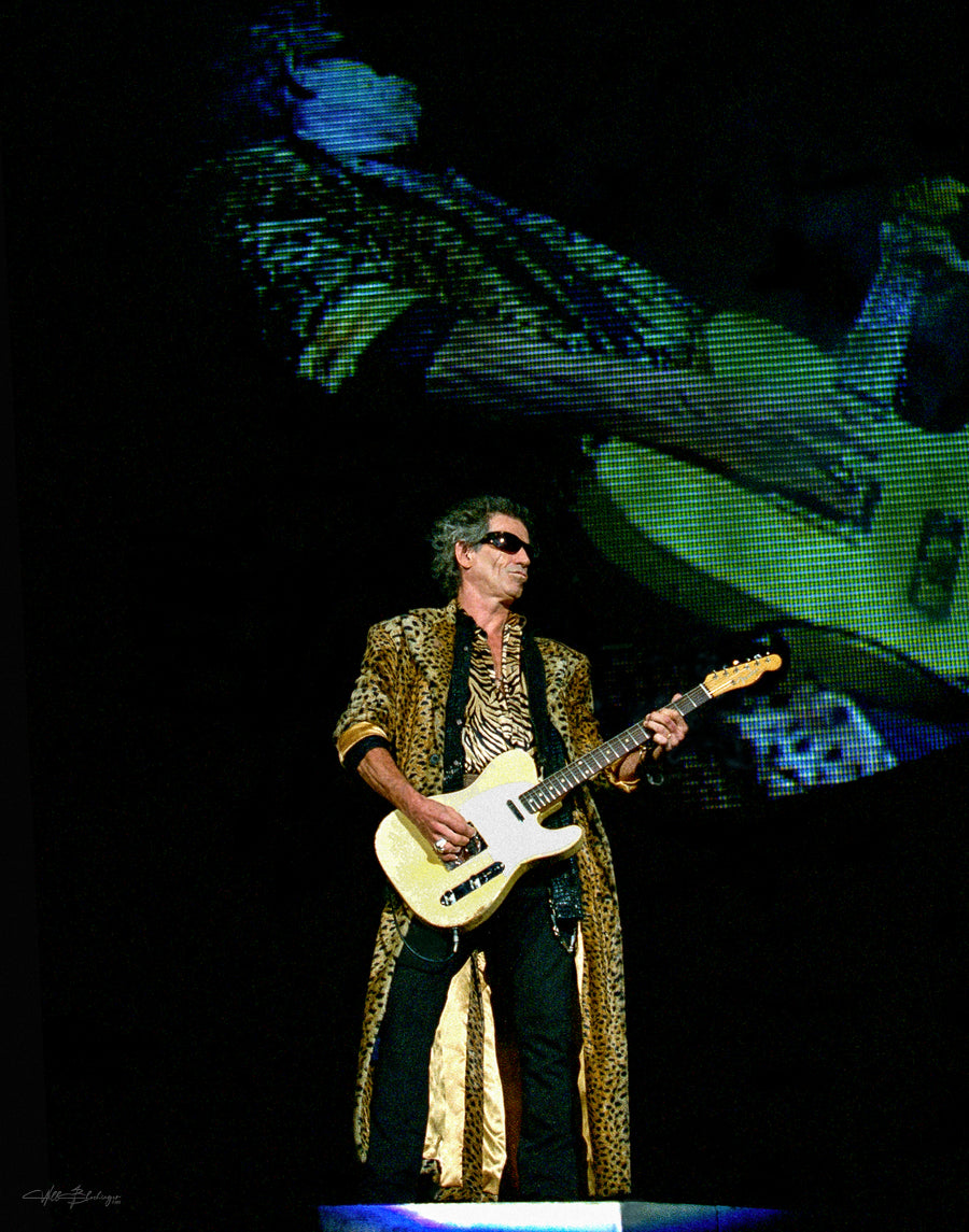 Keith Richards of The Rolling Stones — Rose Bowl, Pasadena, CA, October 19, 1994