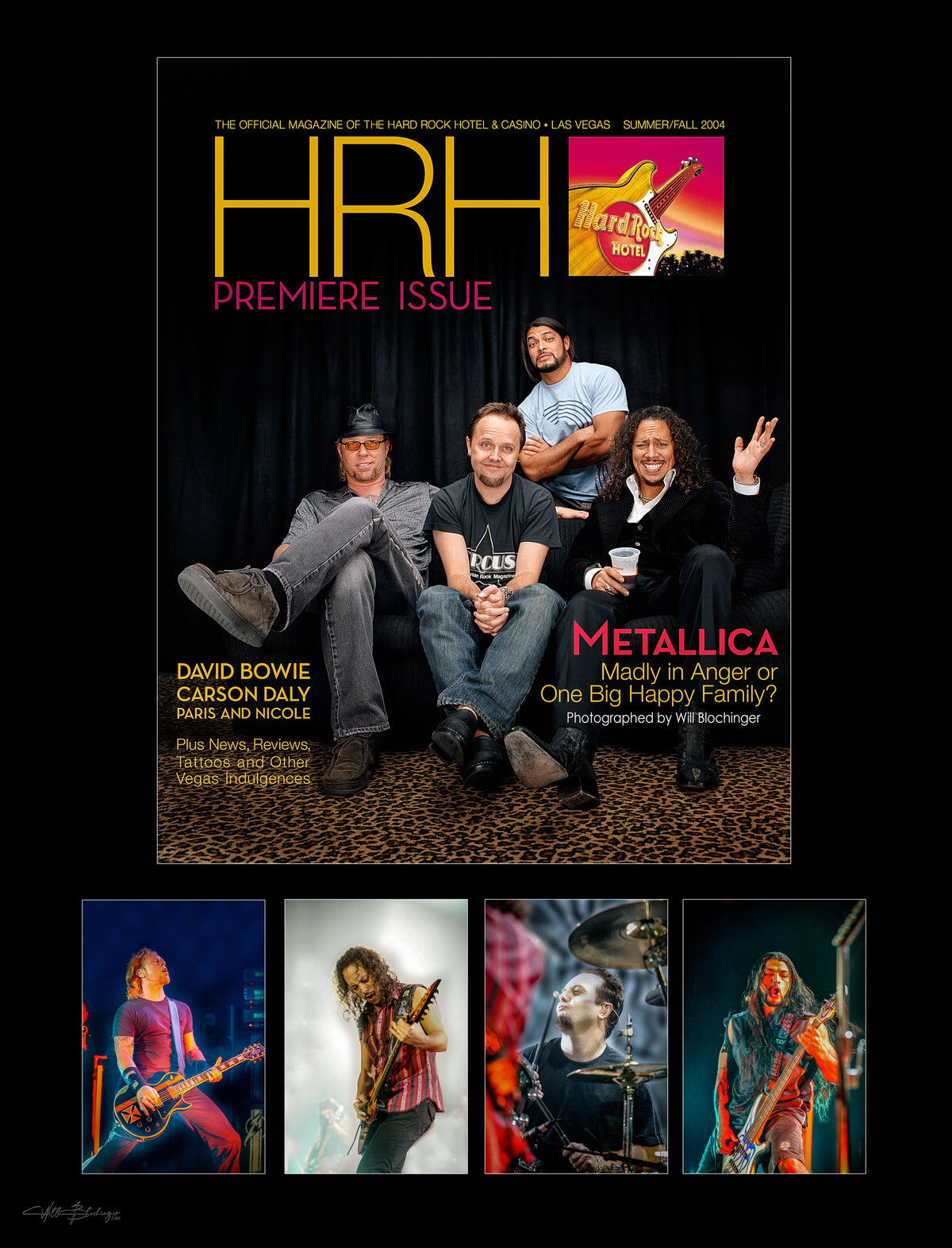 Metallica — Hard Rock Hotel, Las Vegas, Nevada, New Years Eve,  December 31, 2003