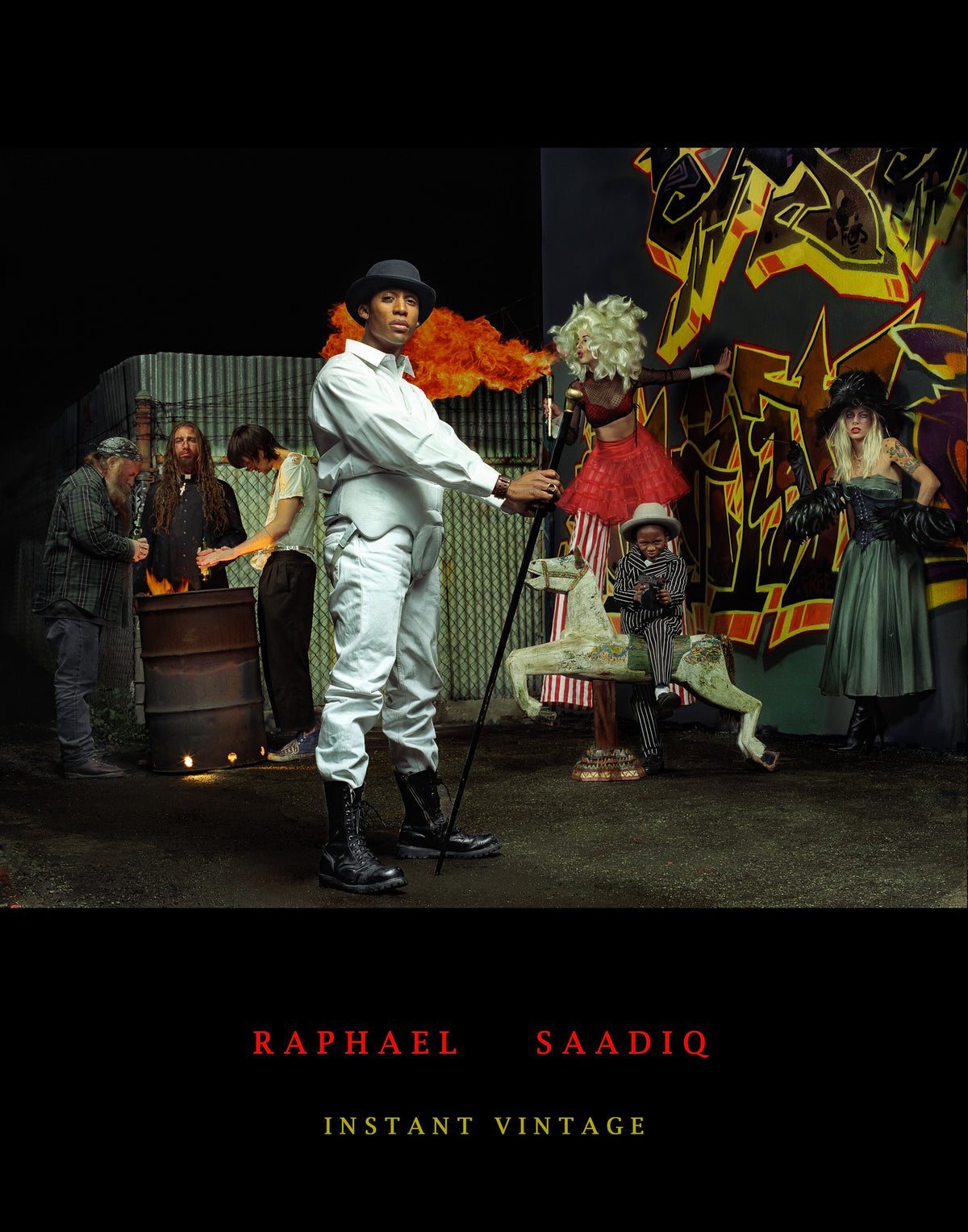 Raphael Saadiq photographed at Axis Studios, Los Angeles, April 2002