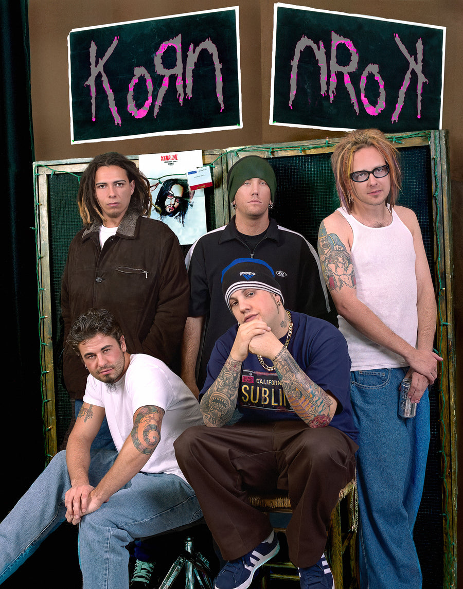 KORN at NRG Recording Studios, Los Angeles, November 1997